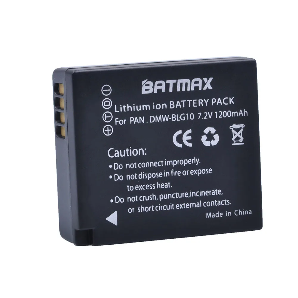 Аккумулятор высокой емкости BLG10E BLG10PP BLE9 BLE9E BLE9PP для камеры Panasonic Lumix DMC GF6 GX7 GF3 GF5(1