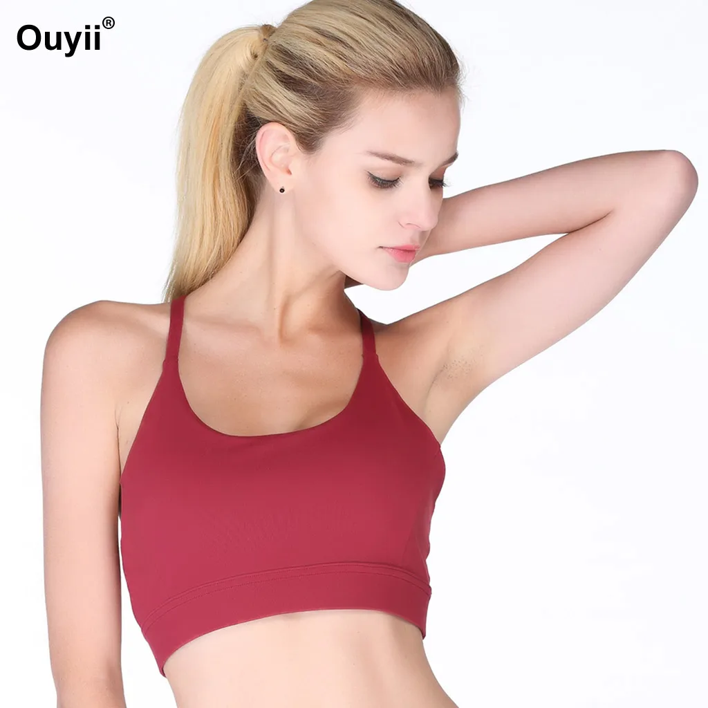 Sports Top Women Yoga Bra Active Wear Sport Vest Running Crop Tops