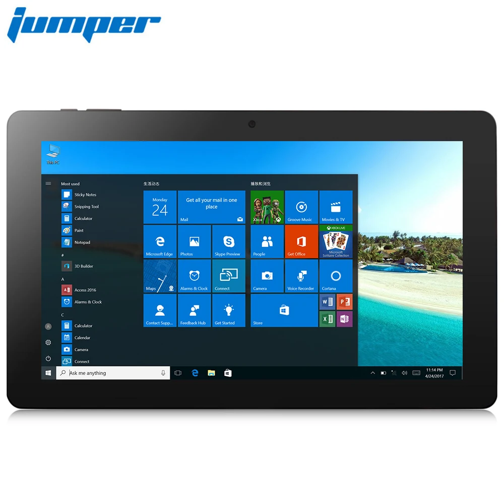 

10.6" Windows 10 tablet pc Intel Cherry Trail Z8350 4GB RAM 64GB ROM tablets Jumper EZpad 4S Pro multi-language Windows tablet