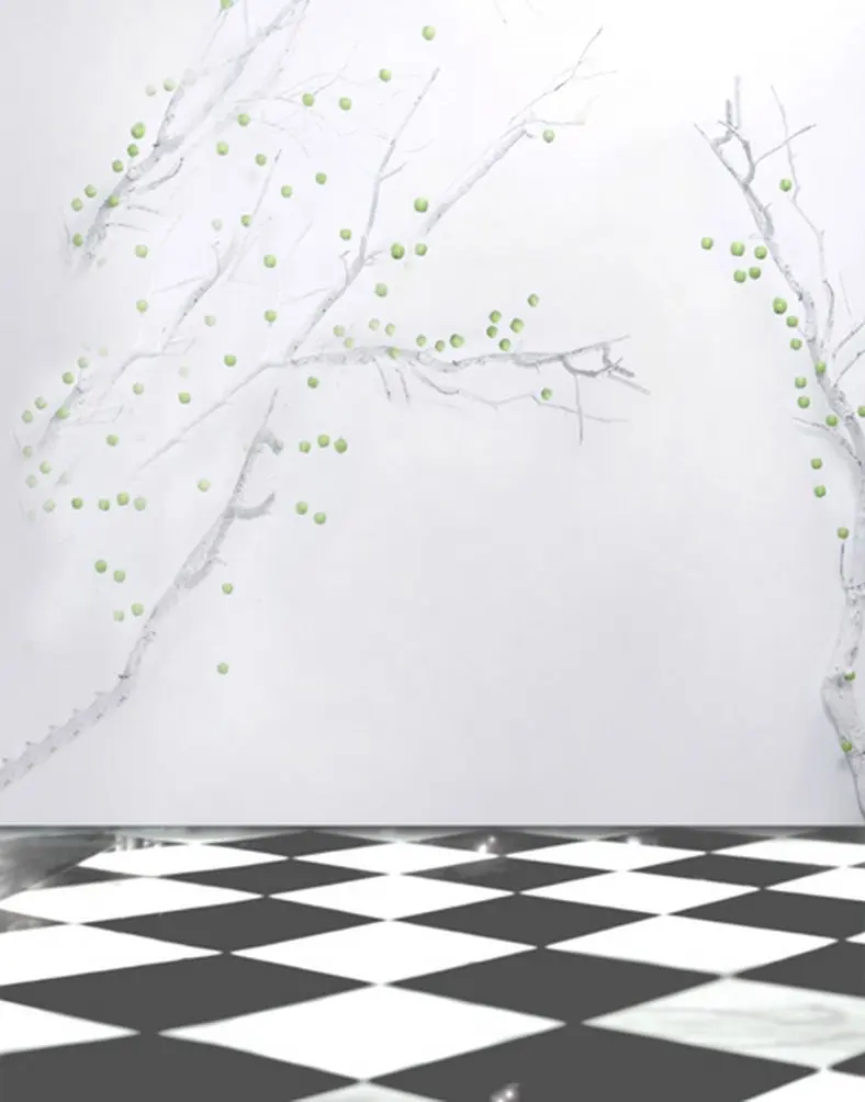 

5x7ft Green Fruits Tree Photography Backdrops Photo Props Studio Background