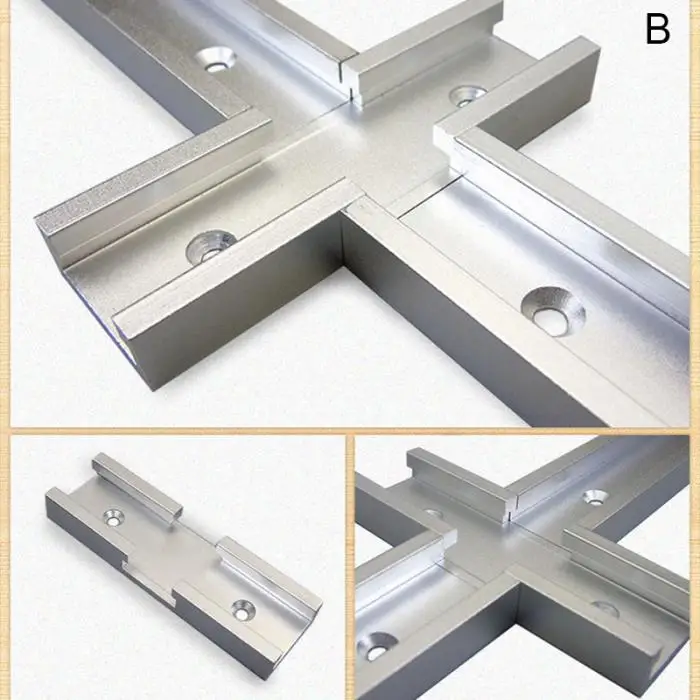 200 мм Крест Т-образной дорожки СОЕДИНИТЕЛЬ НАБОР 30 типа Т-образной пазы Торцовочная дорожка джиг приспособление слот соединитель XSD88