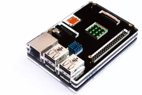 Акриловая пластина корпус/коробка/корпус для Raspberry pi 2 Модель|plate roll|plate heaterplate caster |