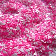 Неоновый розовый и белый матовый устойчив к растворителям Блеск Смесь для ногтей, лак для ногтей сделай сам для маникюра и рукоделия