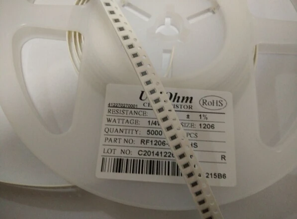 

Chip Fixed Resistor 1206 0.1 ohm 0.1ohm tolerance +/-1% 3.2MM*1.6MM 200pcs/lot