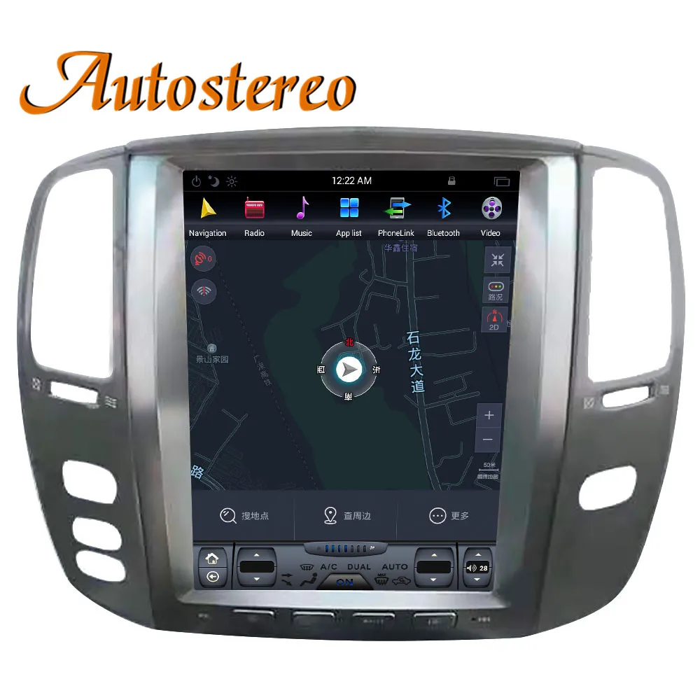 Cheap Tesla style Android Car GPS Navigation For Lexus LX470 2002-2007 headunit multimedia radio tape recorder no DVD player 4K stereo 10 Cheap Tesla style Android Car GPS Navigation For Lexus LX470 2002-2007 headunit multimedia radio tape recorder no DVD player 4K stereo 10