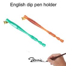 Антикварная перьевая ручка каллиграфия Copperplate Nib английский косой скрипт канцелярские принадлежности подписи ручной работы студенческие гладкие школьные принадлежности