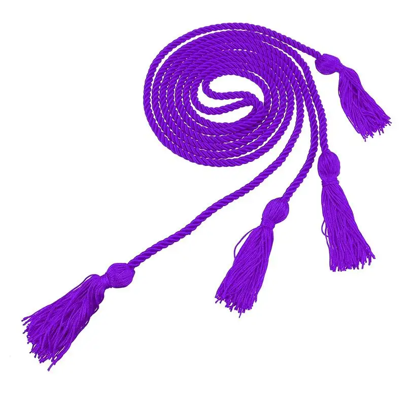 

Solid Color Braided Honor Graduation Cords Graduation Holiday Finishing Party Decoration Ceremony Attributes