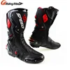 Microfiber Leather Motorcycle boots Men's SPEED Racing dirt bike Boots Knee-high Motocross Boots Riding Motorboats ► Photo 1/6