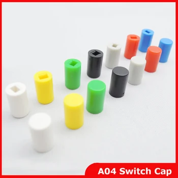 

EClyxun 1000pcs 7 color A04 Tactile Push Button Switch Cap,tact micro switch button Cap,fit 7*7mm;8*8*mm;8.5*8.5mm
