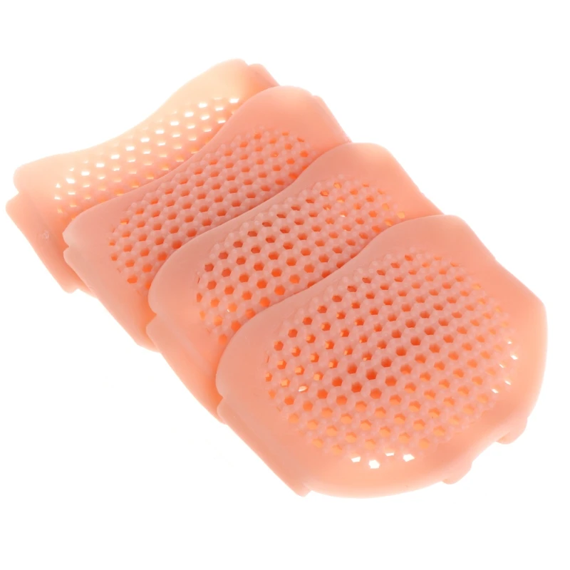 3 цвета, 1 пара, сотообразные силиконовые гелевые подушечки для передней части стопы, дышащие мягкие защитные упругие подушечки для облегчения боли в передней части стопы