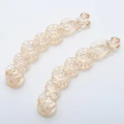 Elegant Black Hair Claw Clips - Stylish Hair Accessories (2 brown)