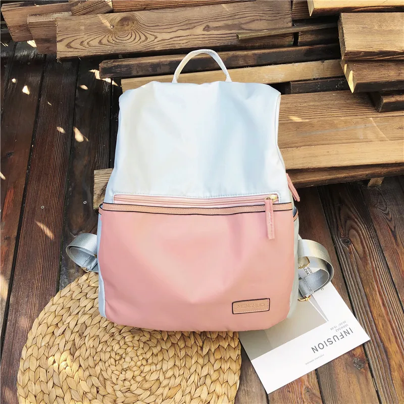 Menghuo 2019 Casual Nylon Backpack Women High Capacity School Backpack for Teenager Girls Ladies Travel Backpacks Mochilas Bolsa (18)