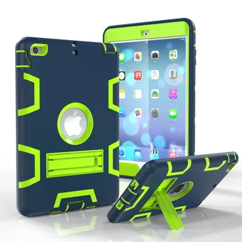 

For Ipad Mini3 Case Full Shockproof Heavy Duty Silicone Hard Protection Stand Cover For Ipad Mini 2 3 Case For Ipad Mini 3 cover
