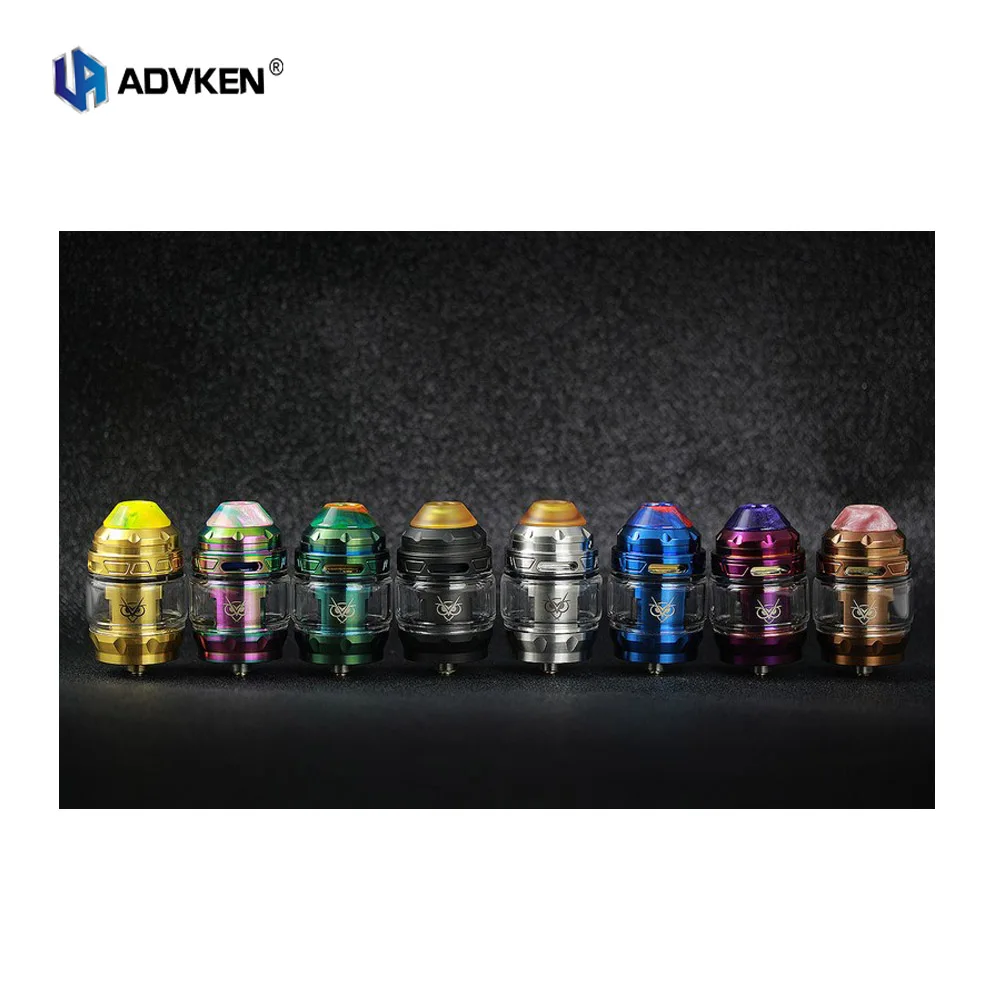 

Original Advken OWL Sub Ohm 4ml Tank Mesh Coil 810 PEI drip tip with 0.2ohm 0.16ohm Mesh Coil Electronic Cigarette Atomizer Vape