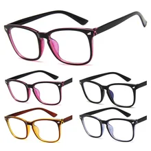 Винтажные голубые световые блокирующие очки унисекс модная оправа для очков классические ретро-очки фирменный дизайн оптические анти-Blu-ray очки