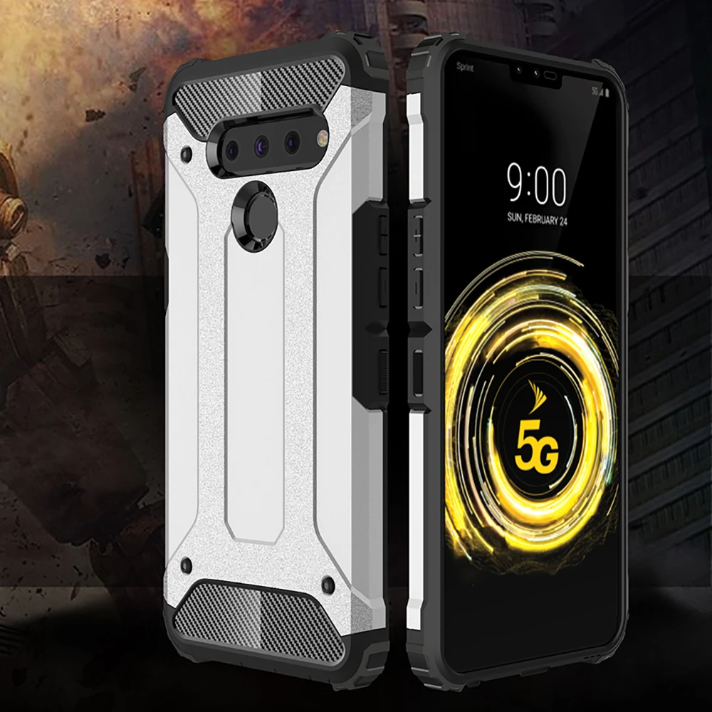 Ударопрочный защитный чехол 6 4 дюйма для LG V50 Thinq телефона лента на заднюю панель