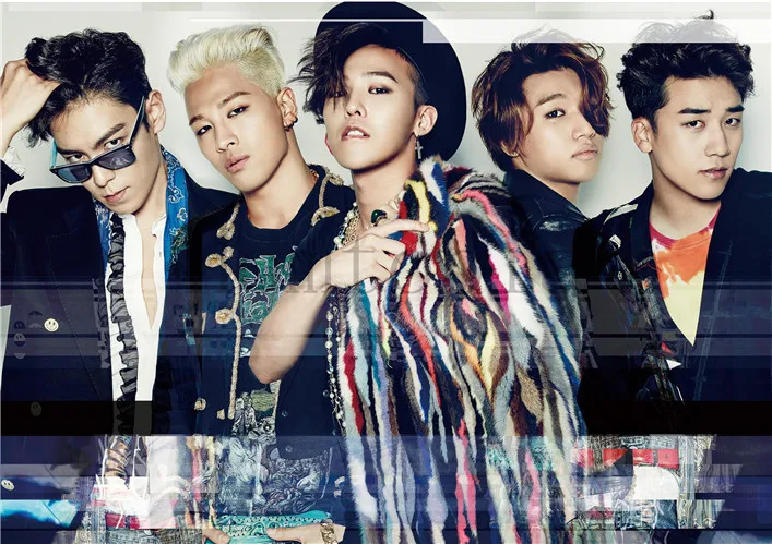 Плакаты BIGBANG Наклейки на стены прозрачные изображения бумажные принты с белым