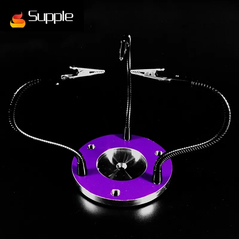 

Supple Stainless metal welding platform auxiliary fixture electric iron bracket soldering solder PCB board maintenance tools
