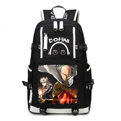 One Punch Man Backpack Anime Saitama 