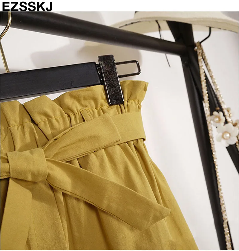 Весенне-летние женские юбки, миди до колена, Корейская элегантная юбка на пуговицах с высокой талией, Женская плиссированная школьная юбка