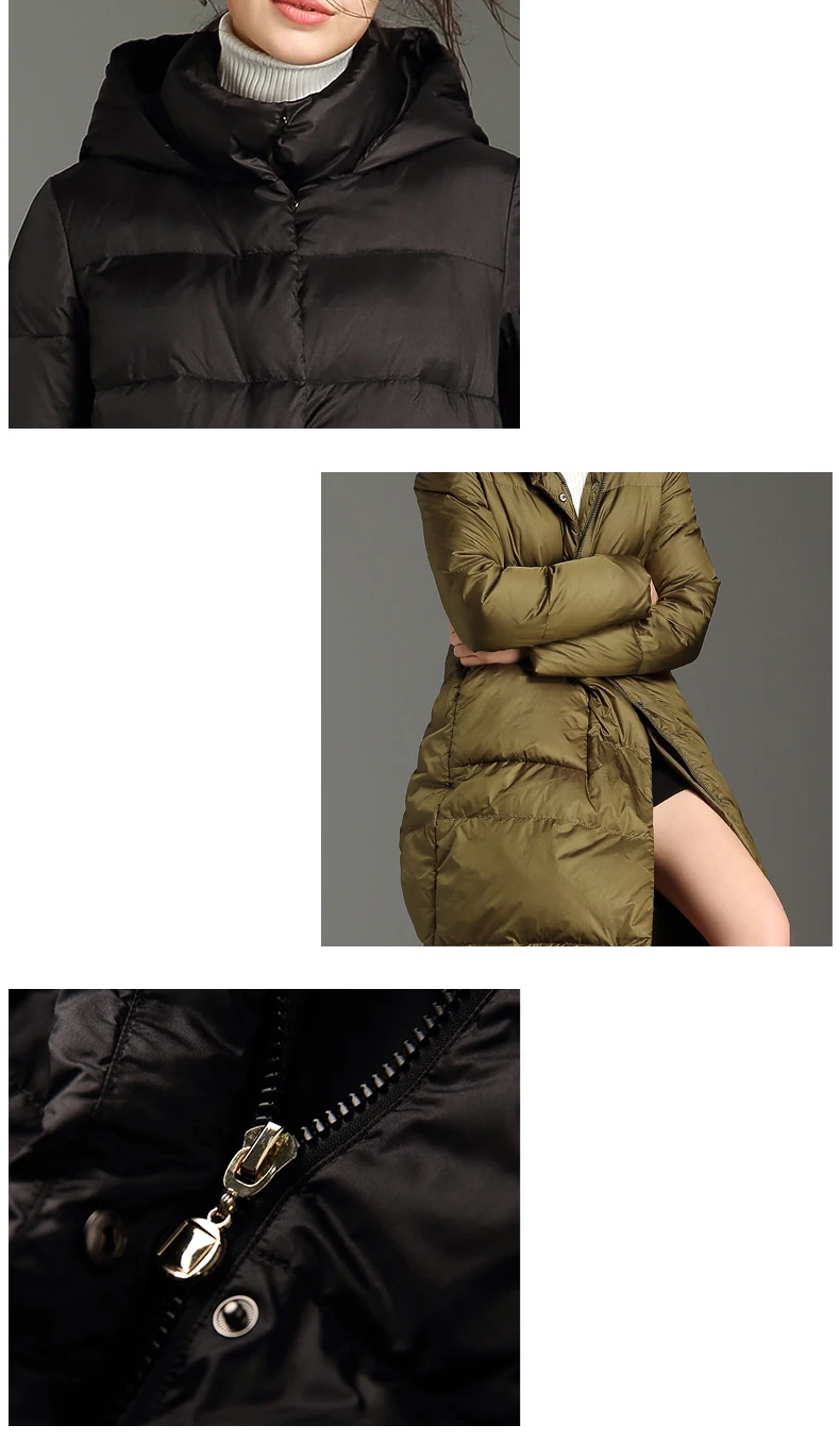 Outwear women overcoats warm women's parkas thicken winter hooded jackets ladies coats casual long parka female plus size