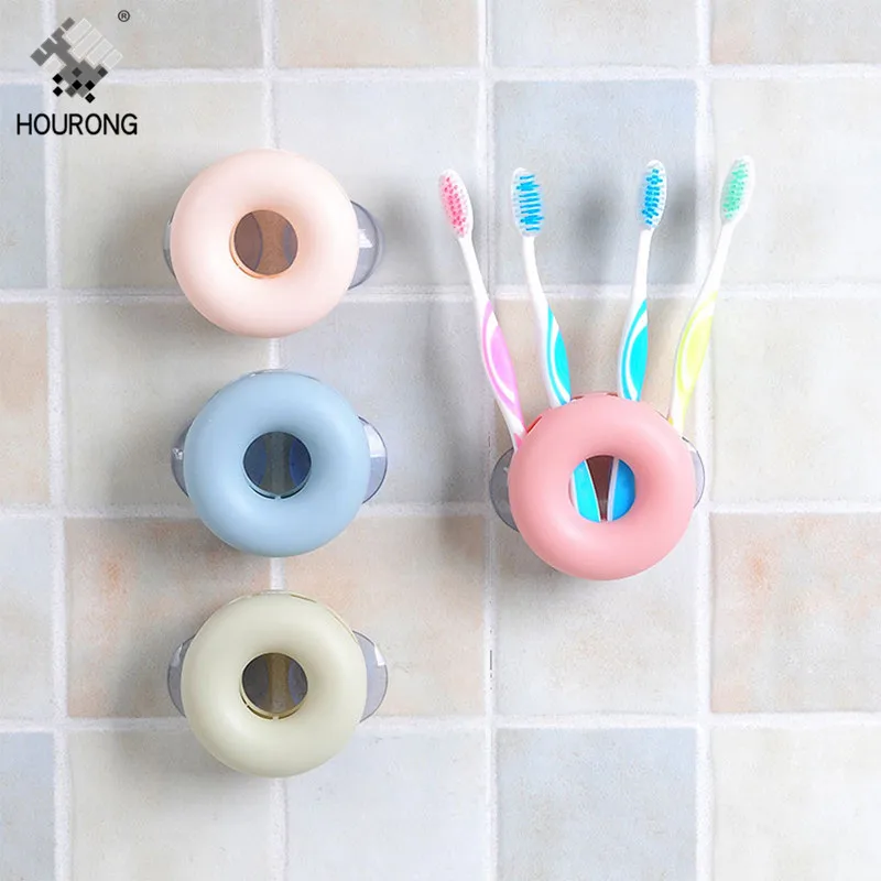 

1Pc Toothbrush Holder Creative Home Suction Cup Toothbrush Holder Rack Wall Suction Hooks For Tooth Brush Bathroom Accessories
