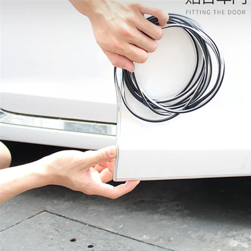 

5M Car Door Anti-collision Strips Glossy door Anti-scratch Car Protect Plastic Strip Body General Decorative Items Car stickers
