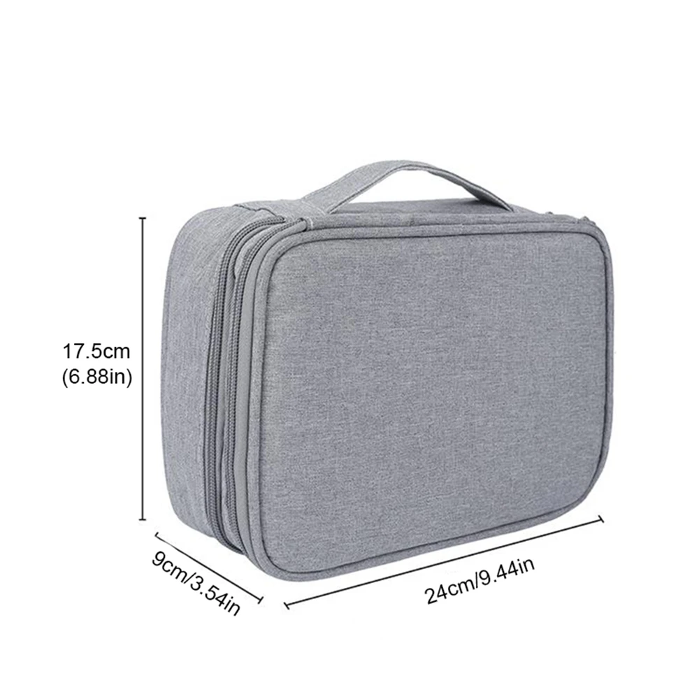 المحمولة الإلكترونية اكسسوارات السفر حالة منظم الكابلات أداة حقيبة التخزين ل USB ، الهاتف ، شاحن و كابل ، صالح ل ipad