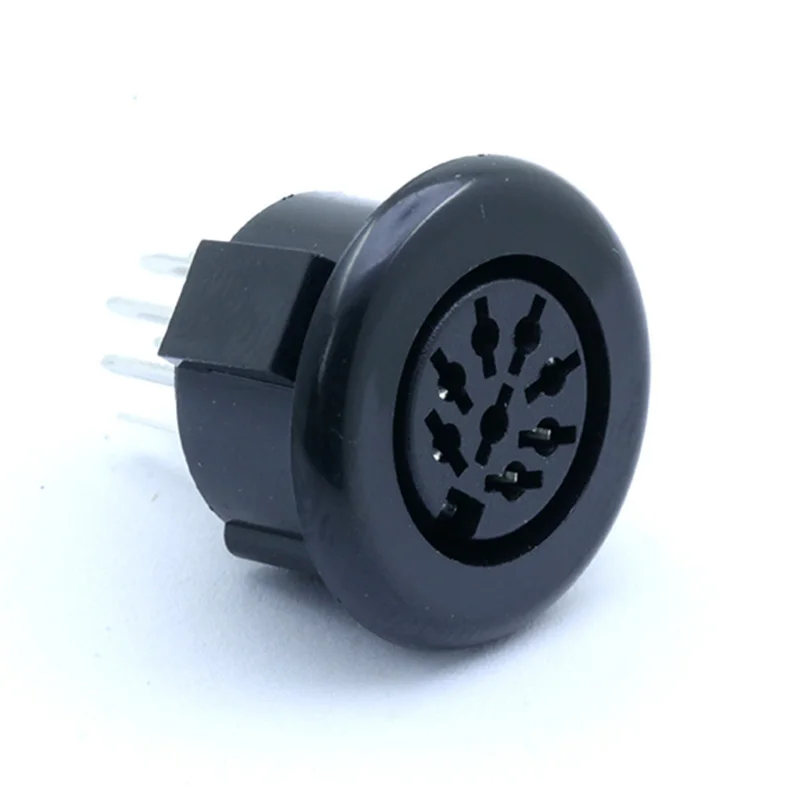 1 шт. 8pin Micro Power Socket S терминалы DIN Женский разъем PCB панель монтажный для