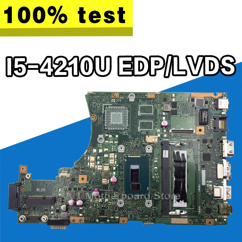 X455LA материнская плата 4G RAm I5-4210U EDP/LVDS ДЛЯ ASUS F455L K455L X455L X455LJ X455LN X455LD A455L ноутбук материнская плата