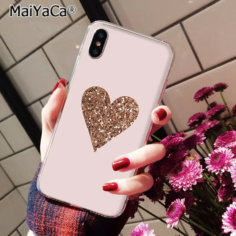 A8 MaiYaCa Золотой Розовый блестящий Мраморный чехол для телефона для iphone 11 Pro 11Pro Max 8 7 6 6S Plus 5 5S SE XR X XS MAX - Цвет: A8