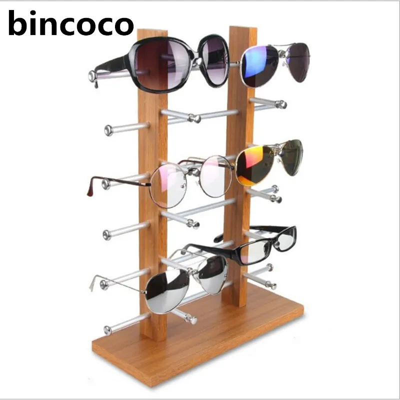 bincoco Sun Glasses Eyeglasses Plastic Frame Display Stands Shelf