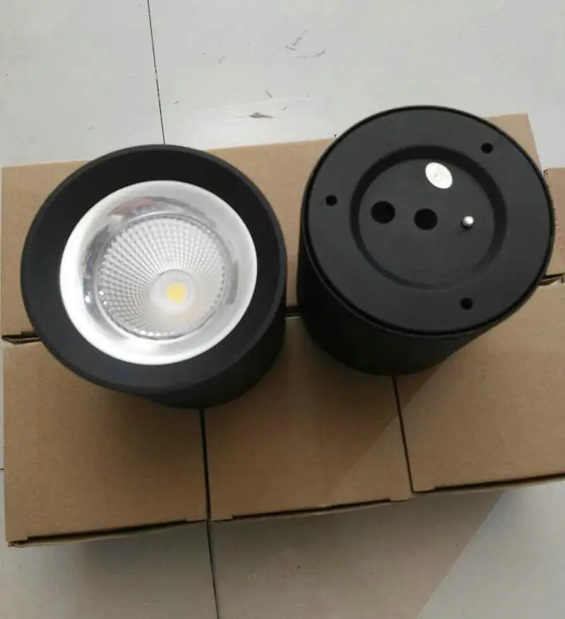 

square or round AC110V AC220V AC240V Cold white/Warm white Aluminum 10W 12W 15W LED COB ceiling lamps downlight