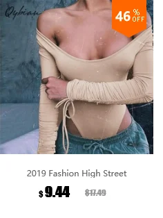 2019 Мода High Street Регулируемый с длинными рукавами удобный комбинезон боди для женщин кружево пикантные Клубные