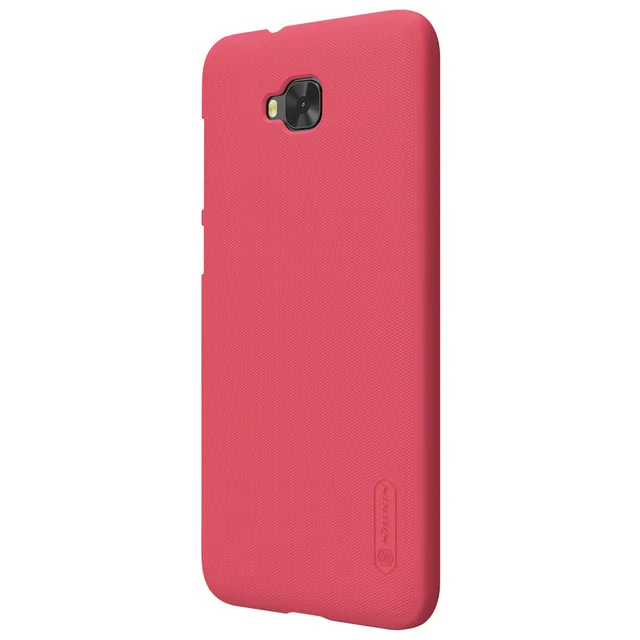 Для Asus ZenFone 4 Selfie ZD553KL 5," защитный чехол Nillkin Матовый Жесткий ПК противоударный чехол пленка для мобильного телефона - Цвет: Красный