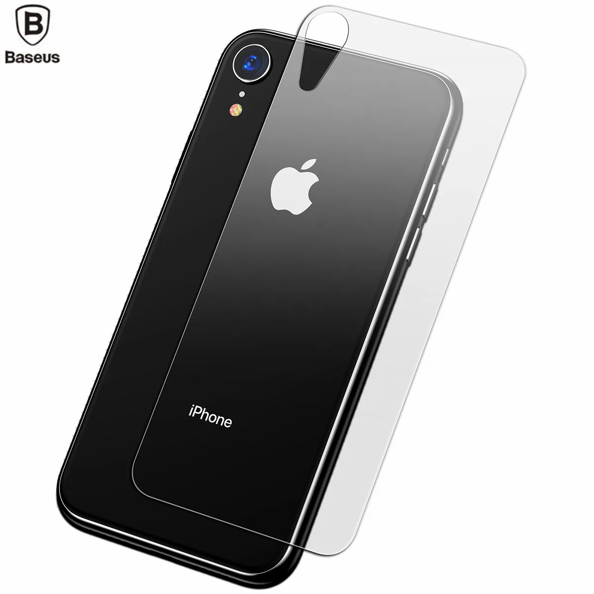 BASEUS Back Tempered Glass on the for iPhone Xs 9 Plus 9 0.3mm Full