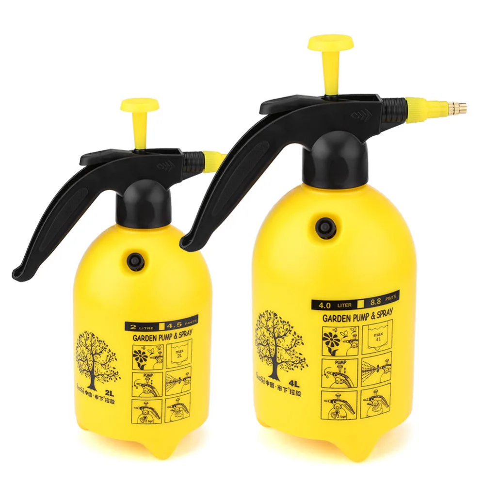 

Portable 2/4L Handheld Water Pressure Garden Sprayer Easy to Trigger Home Garden Watering Can Pressurized Sprayer