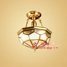 Есть все реквизиты медная люстра vestibular контрактный медный свет Тан TD9968