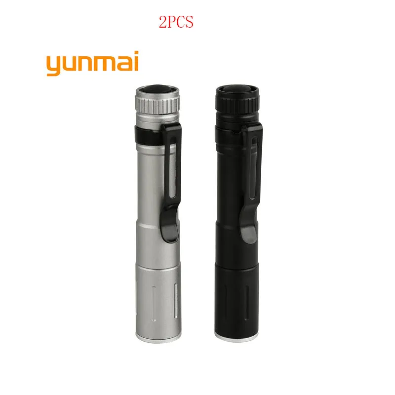 new yunmai 6pc Wholesale Dropshipping Portable Mini Penlight Q5 2000LM LED Flashlight Torch Pocket Light Waterproof Lantern - Испускаемый цвет: C