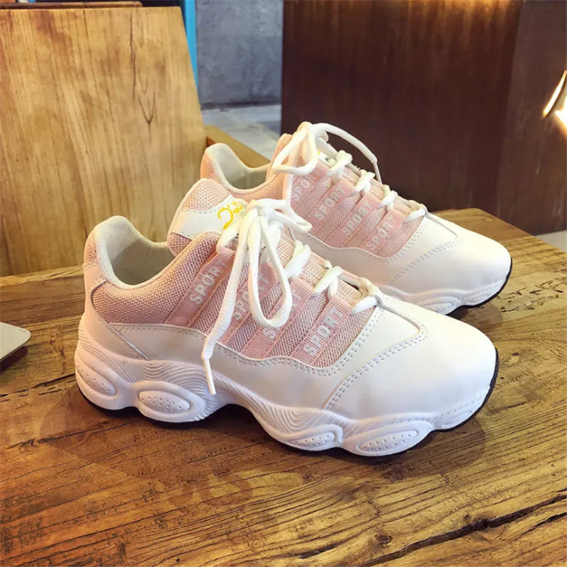 2019 Spring New Running Shoes Female Students Outdoor Sports Shoes Small White Shoes High Quality Women's Sneakers