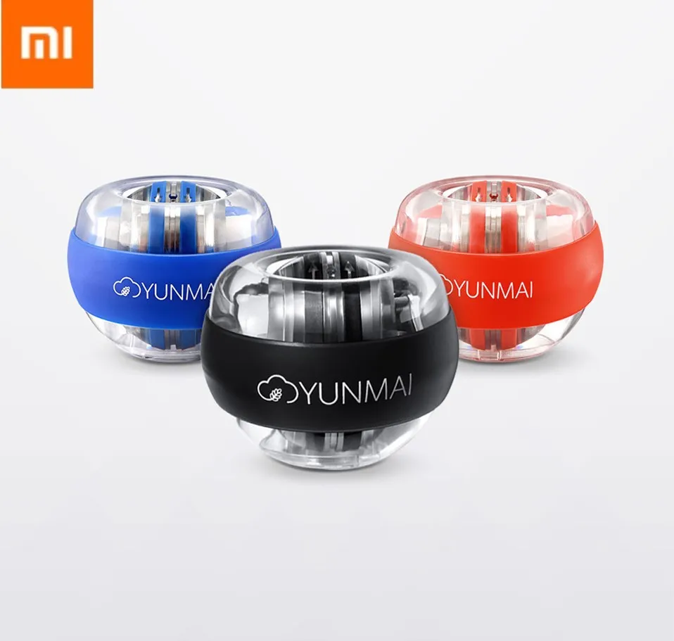 

Fast Delivery Xiaomi YunMai Powerball Carpal Training Apparatus Wrist Trainer LED Gyroball Essential Spinner Antistress Toy