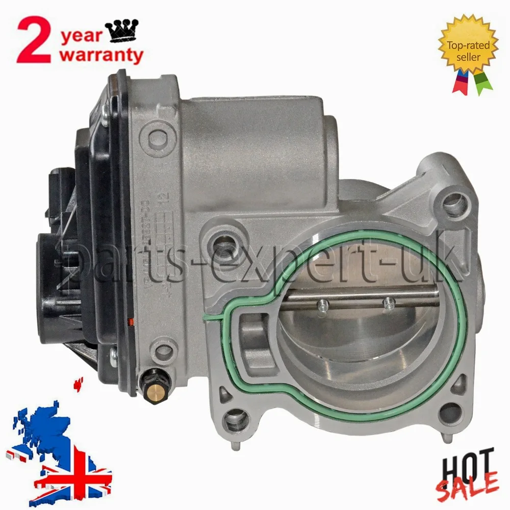 New 60mm Throttle Body For Ford Focus Fiesta ST 150 enlarged Fusion Mondeo 1.8T/2.0T 4M5U9E927DC