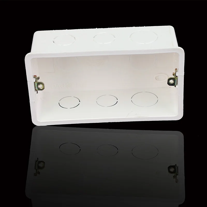 Aseer wall mounting box internal cassette white box 140*78*50mm use for 146*86*38mm standard touch switch and socket (146 wall mount box)