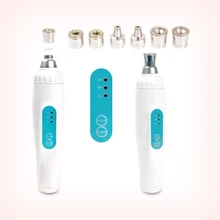 Diamond Дермабразия Красота машина для V лицо всасывания вакуума Черноголовых Удаление пор очищающий массажный ухода за кожей лица