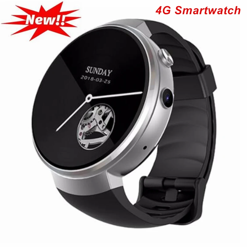 

4G Smartwatch Men Android 7.0 SIM Card Bluetooth Smart Watch GPS Wifi Camera 16GB Memory Hreat Rate Men Watches PK Q1 Pro