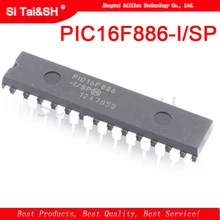 PIC16F886-I/SP PIC16F886 DIP28 микроконтроллер
