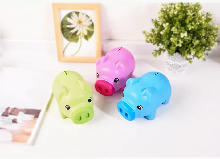 Подарочная коробка для монет с милой Свинкой из мультфильма детская экономии