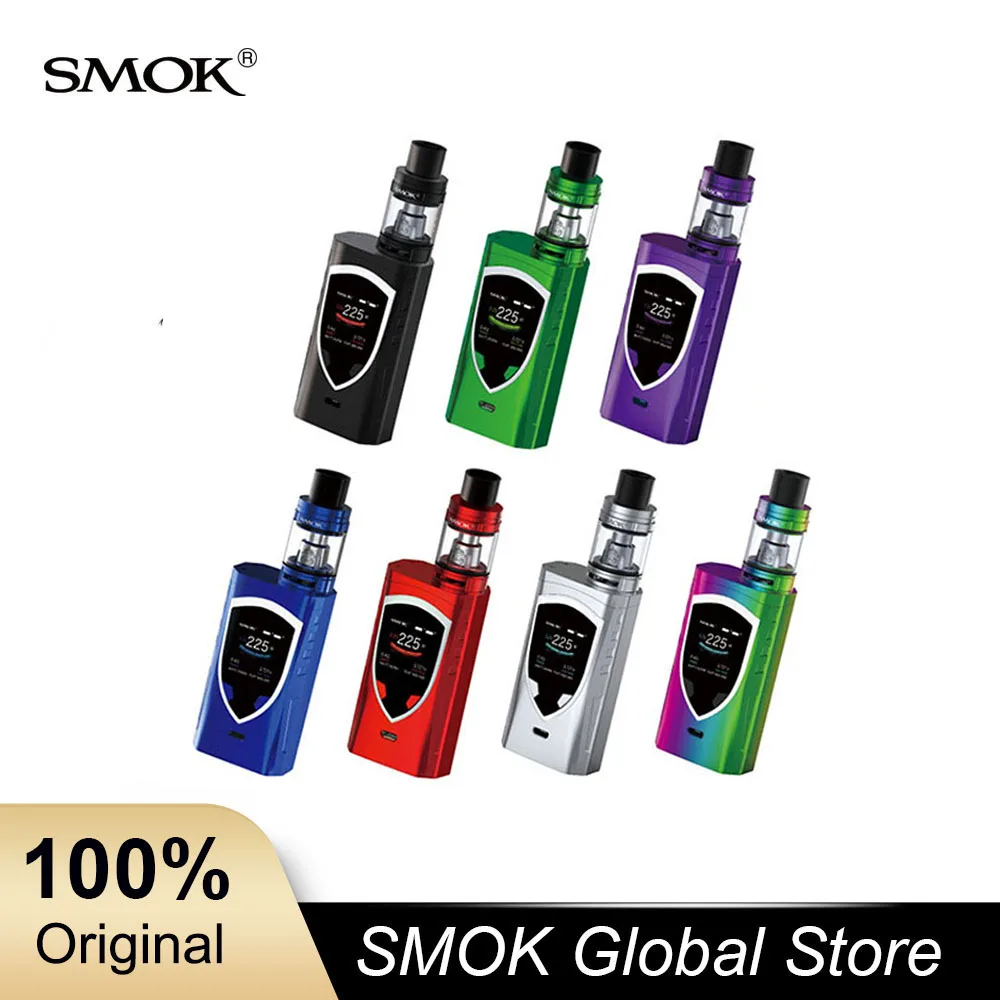 

SMOK ProColor Kit 225w Procolor Box Mod 5ml 2ml TFV8 Big Baby Tank V8 Baby Q2 T8 Coil VS Smok Alien Al85 Electronic Cigarette