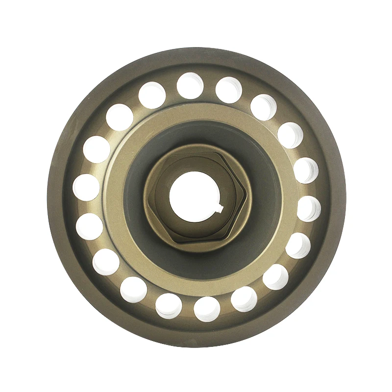 VR-Racing Light Weight Aluminum Crankshaft Pulley Size For 93-01 Honda Prelude H22 VTEC VR-CP012