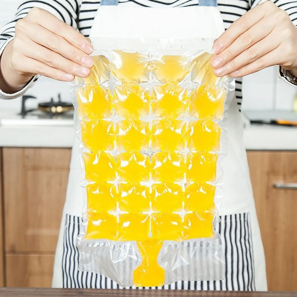 10Pcs Useful Transparent Plastic Environmental Disposable Ice Bag Mould